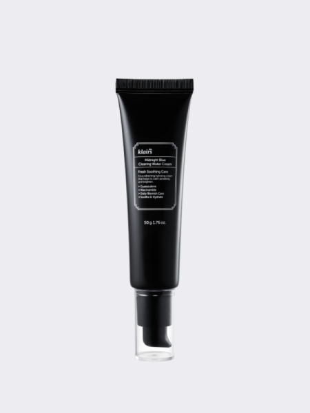Лёгкий успокаивающий ночной гель-крем с пептидами и гвайазуленом Dear, Klairs Midnight Blue Clearing Water Cream Лёгкий успокаивающий ночной гель-крем с пептидами и гвайазуленом Dear, Klairs Midnight Blue Clearing Water Cream