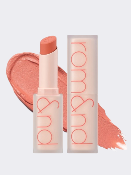 Мягкая кремовая помада в нюдовом оттенке rom&nd Zero Matte Lipstick 09 Shell Nude