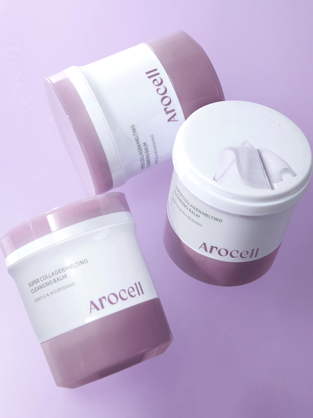 Глубокоочищающий гидрофильный бальзам-точилка с коллагеном Arocell Super Collagen Melting Cleansing Balm