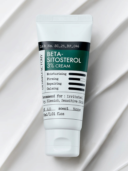 Успокаивающий крем с бета-ситостеролом Derma Factory Beta Sitosterol 3%