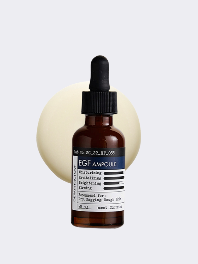 Разглаживающая сыворотка с эпидермальным фактором роста Derma Factory EGF Ampoule