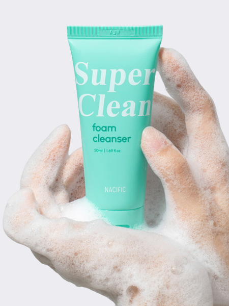 Глубокоочищающая пенка для умывания с растительными экстрактами TRAVEL Nacific Super Clean Foam Cleanser Глубокоочищающая пенка для умывания с растительными экстрактами TRAVEL Nacific Super Clean Foam Cleanser