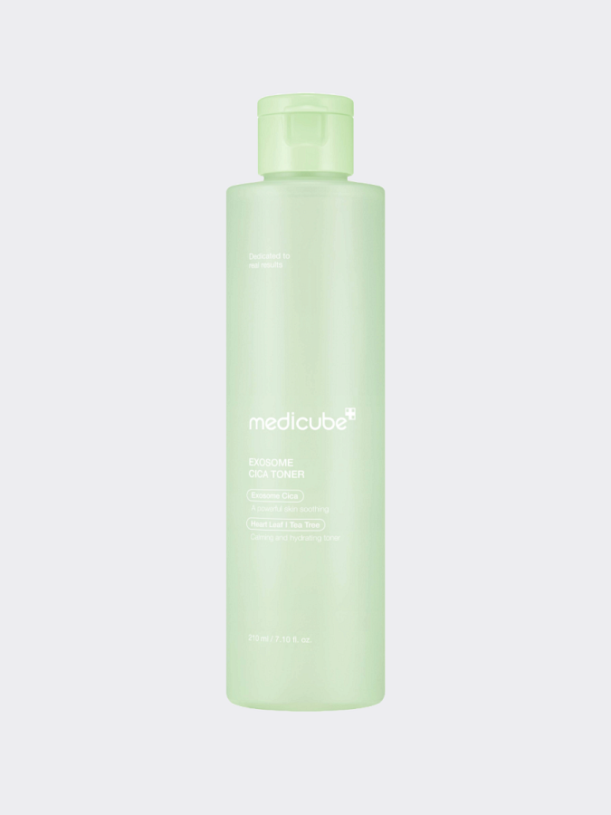 Успокаивающий тонер с экстрактом центеллы и чайного дерева Medicube Exosome Cica Toner