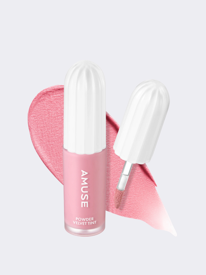 Вельветовый пигмент для губ AMUSE Powder Velvet Tint 01 Rare Peach