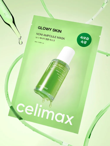 Тонизирующая тканевая маска с экстрактом нони Celimax The Real Noni Energy Ampoule Mask Тонизирующая тканевая маска с экстрактом нони Celimax The Real Noni Energy Ampoule Mask