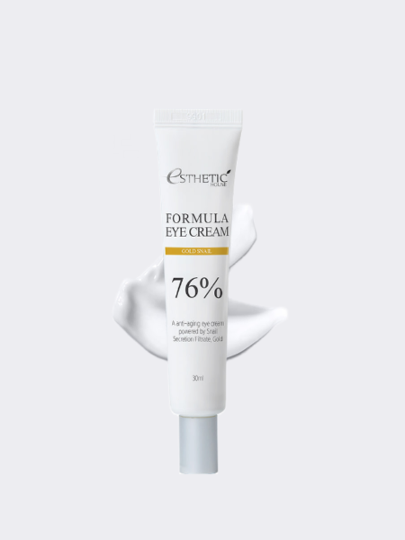 Крем для век с муцином улитки и золотом ESTHETIC HOUSE Gold Snail Formula Eye Cream