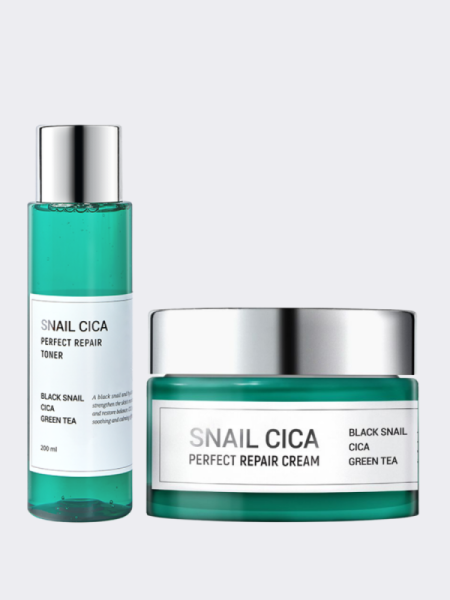 Набор для восстановления кожи с тонером Esthetic House Snail Cica