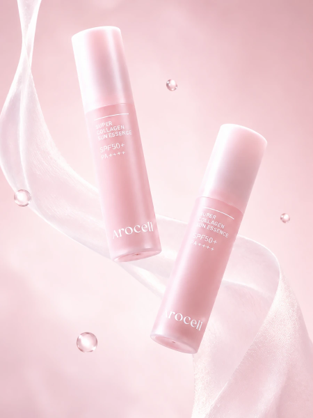 Лёгкая солнцезащитная эссенция с коллагеном Arocell Super Collagen Sun Essence