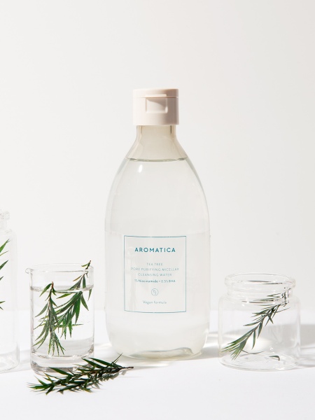 Мицеллярная вода для снятия макияжа AROMATICA Tea Tree Pore Purifying Cleansing Water Мицеллярная вода для снятия макияжа AROMATICA Tea Tree Pore Purifying Cleansing Water