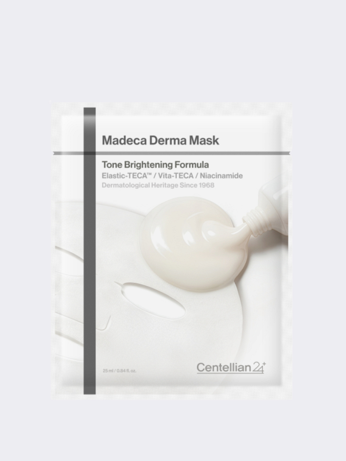 Тканевая маска для сияния и ровного тона Centellian24 Madeca Derma Mask III Brightening Formula