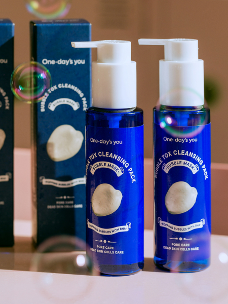 Пузырьковая маска-пенка для очищения пор с растительными экстрактами One-Day's You Bubble Tox Cleansing Pack