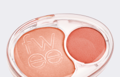 Двойные мягкие румяна с муссовой текстурой fwee Mellow Dual Blush CR01 Juicy Smile