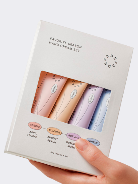 Набор парфюмированных кремов для рук с маслом ши и ароматами времён года DR.F5 Favourite Season Hand Cream Set Набор парфюмированных кремов для рук с маслом ши и ароматами времён года DR.F5 Favourite Season Hand Cream Set