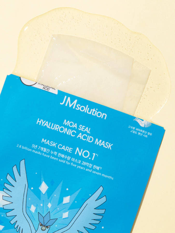 Набор увлажняющих тканевых масок с гиалуроновой кислотой JMSolution Moa Seal Hyaluronic Acid Mask