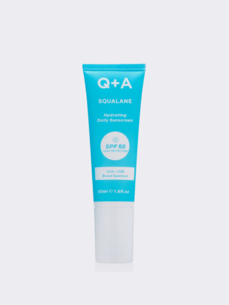Солнцезащитный крем для лица со скваланом Q+A Squalane Hydrating Daily Sunscreen SPF50 Солнцезащитный крем для лица со скваланом Q+A Squalane Hydrating Daily Sunscreen SPF50