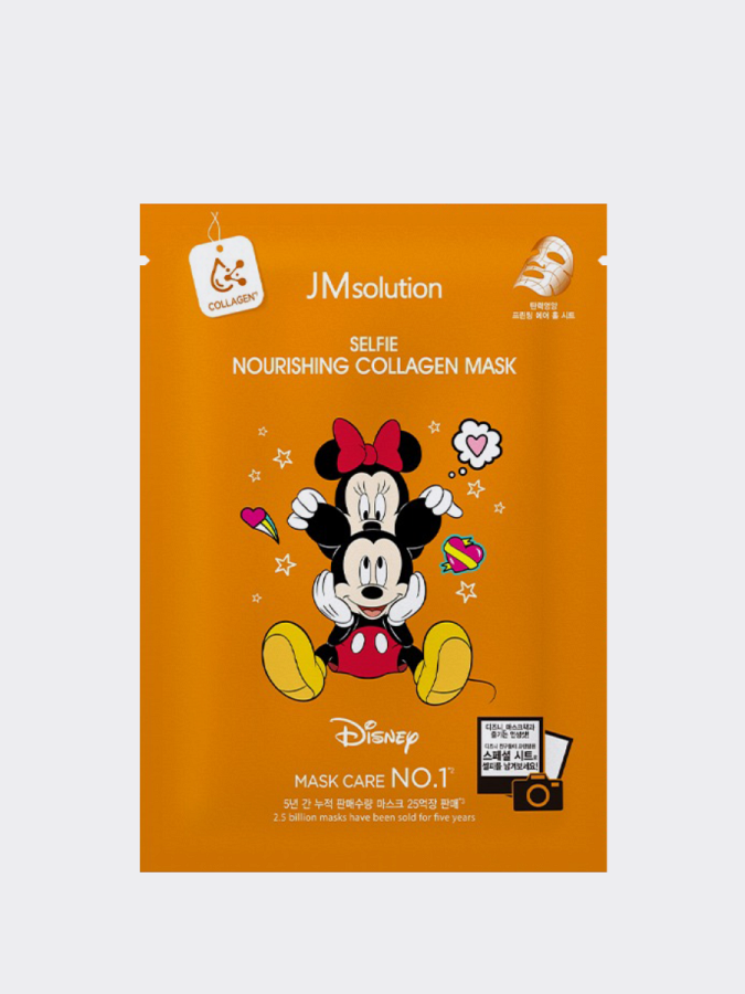 Питательная тканевая маска с коллагеном JMSolution Disney Collection Selfie Collagen Mask