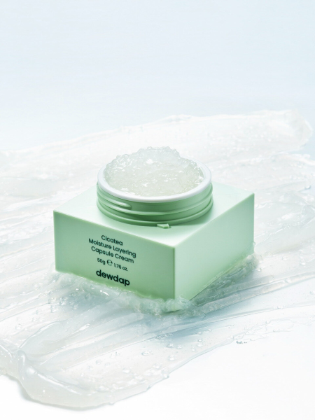 Восстанавливающий капсульный крем с экстрактом центеллы dewdap Cicatea Moisture Layering Capsule Cream