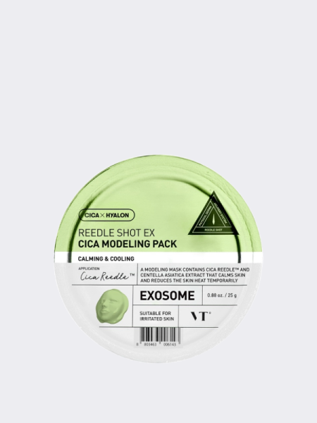 Альгинатная маска-бустер со спикулами и экстрактом центеллы VT Reedle Shot EX Cica Modeling Pack Альгинатная маска-бустер со спикулами и экстрактом центеллы VT Reedle Shot EX Cica Modeling Pack