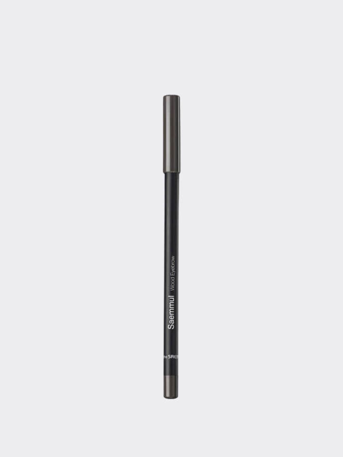 Карандаш для глаз и бровей 01 Коричневый The Saem Saemmul Wood Eyebrow Оттенок 01 BROWN