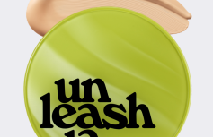Тональный кушон с сатиновым финишем в бежевом оттенке с персиковым подтоном UNLEASHIA Healthy Green Cushion #23