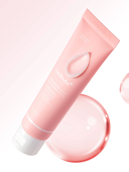 Увлажняющий крем с ПДРН и гиалуроновой кислотой Medicube PDRN Pink Hyaluronic Moisturizing Cream