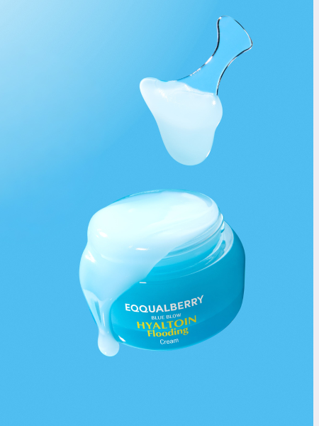 Увлажняющий крем для лица с гиалуроновой кислотой и эктоином EQQUALBERRY Hyaltoin Flooding Cream