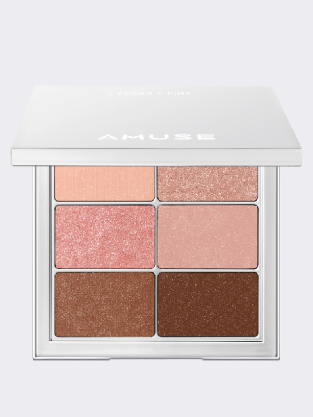 Палетка теней для век AMUSE Eye Vegan Sheer Palette 02 Sheer Pink