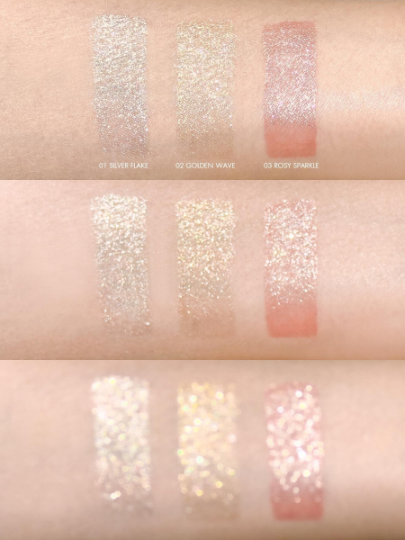 Сияющая подводка для век в розовом оттенке rom&nd Twinkle Pen Liner 03 Rosy Sparkle