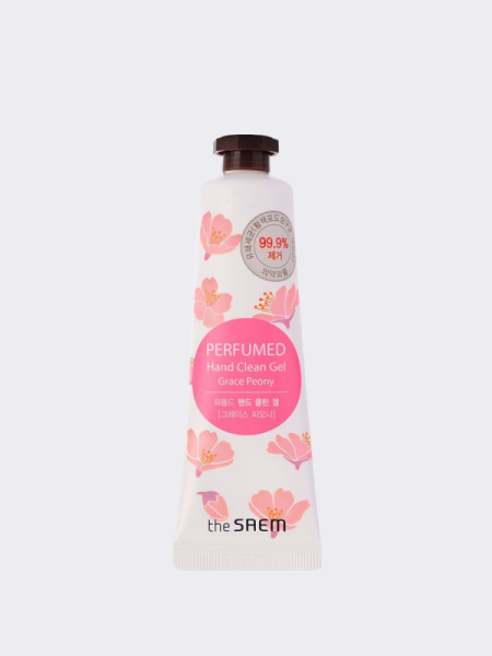 Антибактериальный гель для рук с ароматом бархатного пиона The Saem Perfumed Hand Clean Gel Grace Peony