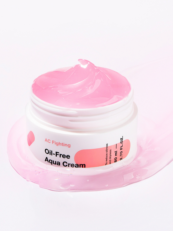 Лёгкий увлажняющий гель-крем для лица TIAM AC Fighting Oil-Free Aqua Cream