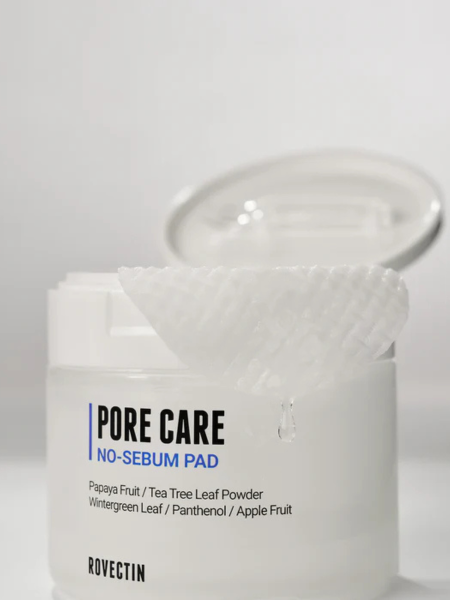 Себорегулирующие тонер-пэды с растительными экстрактами ROVECTIN Pore Care No-Sebum Pad Себорегулирующие тонер-пэды с растительными экстрактами ROVECTIN Pore Care No-Sebum Pad
