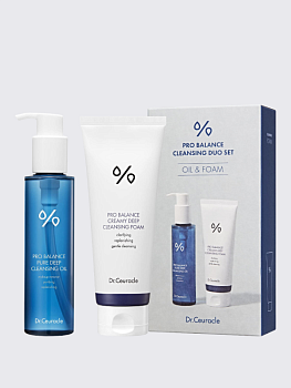 Дуэт очищающих средств для лица с пробиотиками Dr.Ceuracle Pro Balance Duo Set