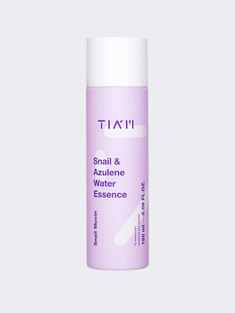 Успокаивающий тонер-эссенция с муцином улитки и азуленом TIAM Snail & Azulene Water Essence Успокаивающий тонер-эссенция с муцином улитки и азуленом TIAM Snail & Azulene Water Essence