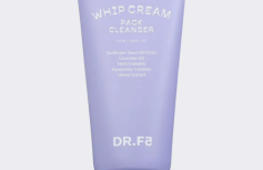 Успокаивающая маска-пенка для умывания с экстрактом лаванды DR.F5 Whip Cream Pack Cleanser Lavender Honey