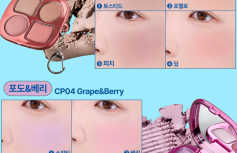 Компактная палетка румян в формате брелка fwee Pocket Cheek Palette CP04 Grape&Berry
