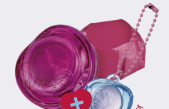 Набор: Оттеночное желе для губ и щёк + брелок fwee Lip&Cheek Glowy Jelly Pot JM02 Berry Jam Keyring Set