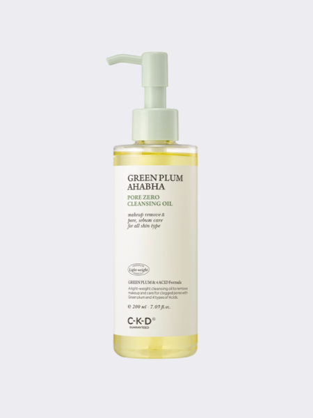 Очищающее гидрофильное масло с экстрактом зелёный сливы CKD Greenplum AHA BHA Pore Cleansing Oil