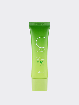 Осветляющий солнцезащитный крем для лица с витамином С Ariul Green Vitamin C Brightening Sun Cream