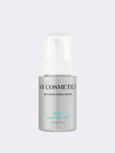 Восстанавливающая пузырьковая сыворотка с ПДРН и гиалуроновой кислотой VT PDRN Hyaluronic Mint Micro Bubble Serum