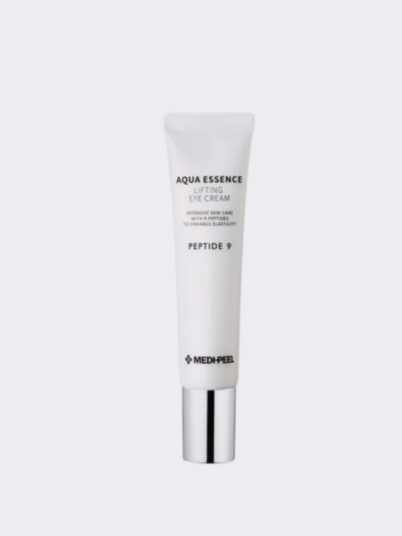 Разглаживающий крем для век с комплексом пептидов MEDI-PEEL Peptide 9 Aqua Essence Lifting Eye Cream Разглаживающий крем для век с комплексом пептидов MEDI-PEEL Peptide 9 Aqua Essence Lifting Eye Cream
