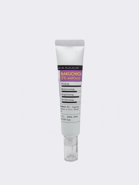 Регенерирующая ампульная сыворотка для лица с бакучиолом Derma Factory Bakuchiol 5% Ampoule Регенерирующая ампульная сыворотка для лица с бакучиолом Derma Factory Bakuchiol 5% Ampoule