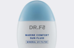 Минеральный солнцезащитный флюид с экстрактом водорослей DR.F5 Marine Comfort Sun Fluid SPF50+ PA++++