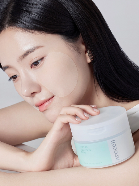 Увлажняющие тонер-диски с гиалуроновой кислотой Arocell Hyal B5 Soothing Pads