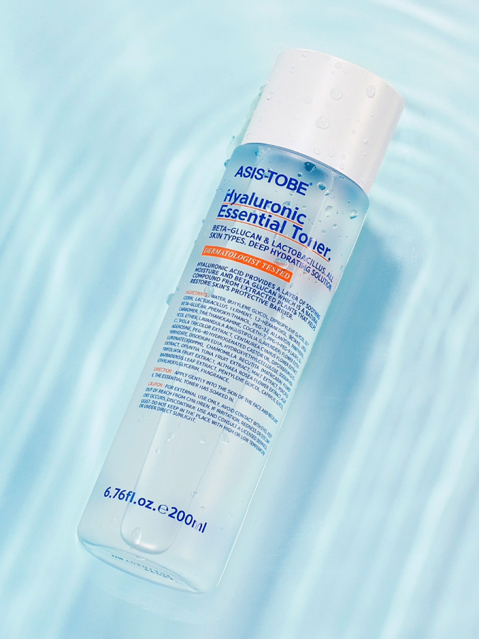 Насыщенный увлажняющий тонер для лица с гиалуроновой кислотой ASIS-TOBE Hyaluronic Essential Toner