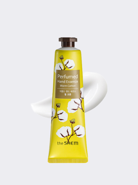 Насыщенный крем для рук с ароматом хлопка The Saem Perfumed Hand Essence Warm Cotton