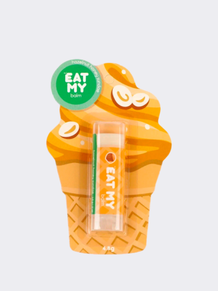 Бальзам для губ с ароматом медового пломбира с фундуком  EAT MY BALM Hazelnut Honey Sundae
