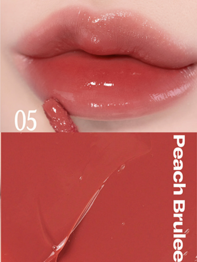 Сияющий бальзам-тинт для губ ALTERNATIVE STEREO Lip Potion Balmy Rose No.5 Peach Brulee