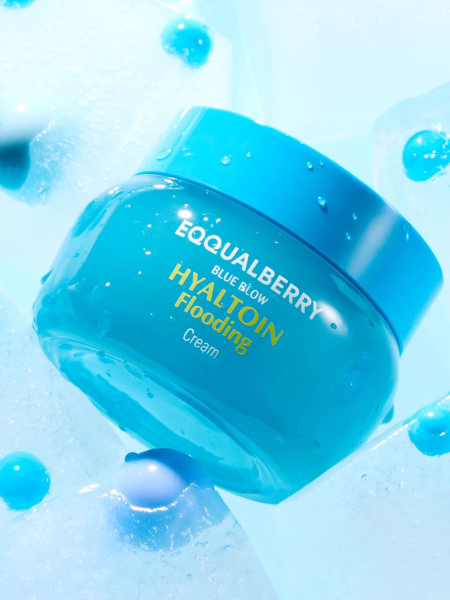 Увлажняющий крем для лица с гиалуроновой кислотой и эктоином EQQUALBERRY Hyaltoin Flooding Cream