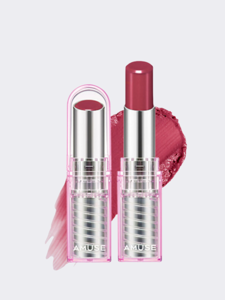 Набор: Тональный кушон с влажным финишем + оттеночный бальзам для губ AMUSE Dew x Dew Mauve Rose Limited Edition Набор: Тональный кушон с влажным финишем + оттеночный бальзам для губ AMUSE Dew x Dew Mauve Rose Limited Edition