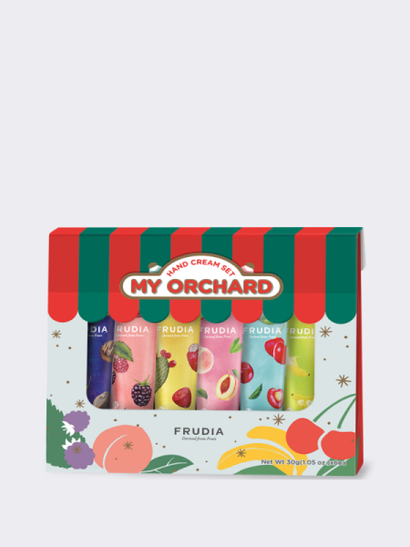 Подарочный набор кремов для рук Коллекция "Фруктовая ярмарка"  Frudia My Orchad Hand Cream Set Подарочный набор кремов для рук Коллекция "Фруктовая ярмарка"  Frudia My Orchad Hand Cream Set